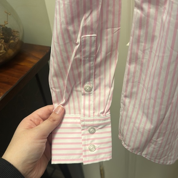 Coco Cabana Bethany Pink Strip Top NEW - Picture 7 of 9